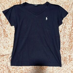 Ralph Lauren Sport Navy Blue V-Neck